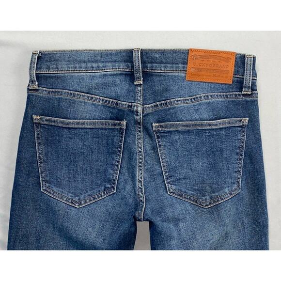 Lucky Brand AVA Mid Rise Skinny Lightweight Stretch Denim Jeans. Women's 27R GUC - Picture 9 of 9